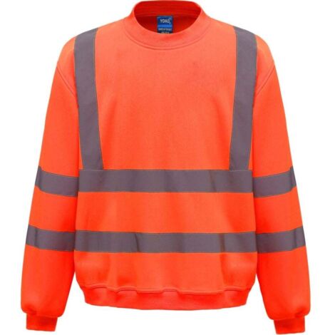 Sweat-shirt de travail haute visibilité Yoko Orange XL
