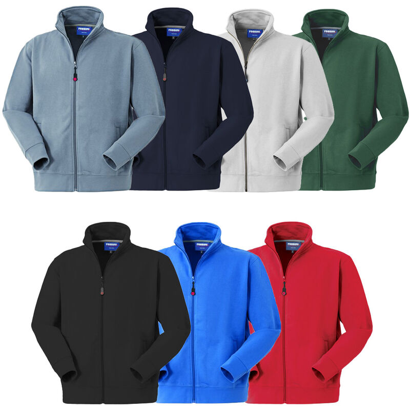 Sweat-shirt de travail Rossini Canberra avec longue fermeture éclair - s - Vert - Vert