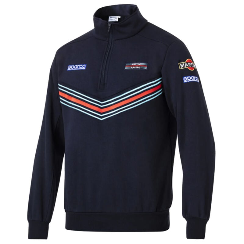 Sparco - Sweat-shirt de travail Half Zip Martini Racing 013037MR - s