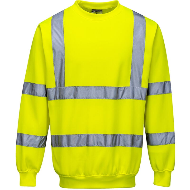 Sweatshirt Haute Visibilité couleur : Jaune taille xxxl Portwest