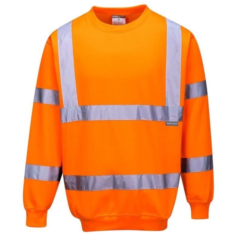 Sweatshirt Haute Visibilité Orange xs