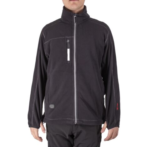 Sweat-shirt polaire de travail pour homme FIRI, polaire isolante pour homme, taille 3XL, noir