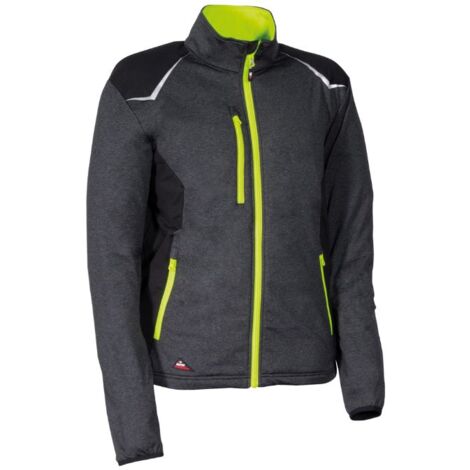 Sweat-Shirt TILBURG noir/antracite/jaune fluo - Taille standard - COFRA - V647-0-05   M