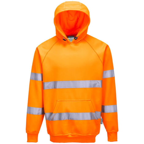 Sweatshirt Haute Visibilité à capuche couleur : Orange taille S - PORTWEST