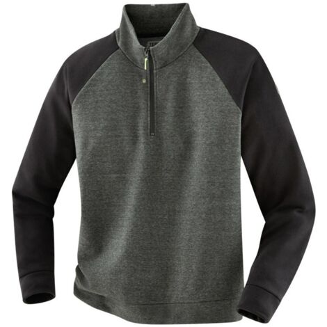 Sweattroyer Dunkelgrün/Schwarz 80481 Gr. XXL