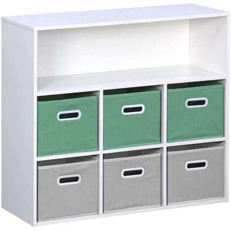 sweeek - Aufbewahrungsmöbel für Kinder, 6 Boxen