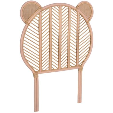 sweeek - Kopfteil aus Rattan für Kinderzimmer 90 x 100cm