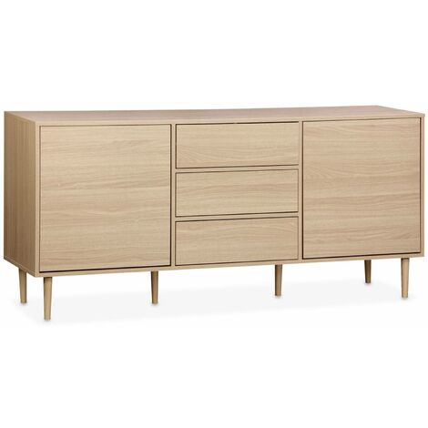 sweeek - Sideboard in Holzoptik mit 2 Türen 160 cm