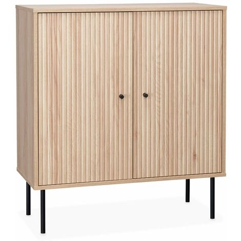 sweeek - Sideboard mit 2 Türen + 1 Einlegeboden