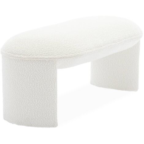 sweeek - Sitzbank mit Bouclé-Bezug