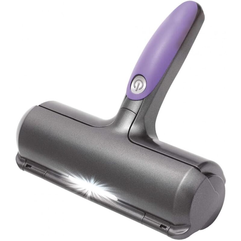 Sweeper Brush - Brosse Anti Poils Animaux -Ramasse Poils Chat/Chien - Violet et Gris