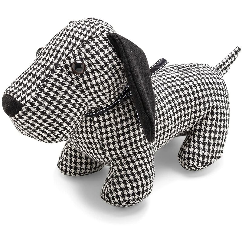 Fermaporta imbottito per porte a forma di cane, in...