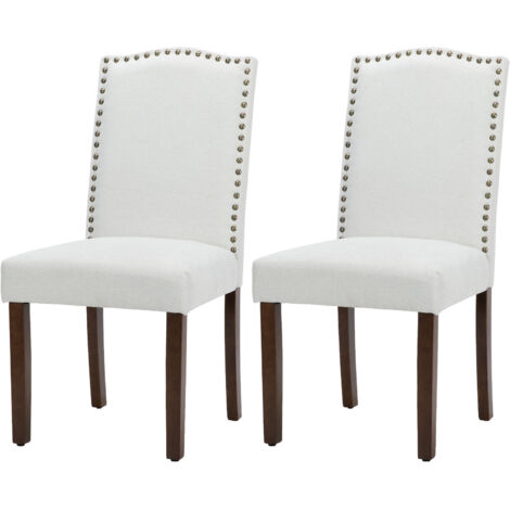 Sweetcrispy Esszimmerstühle 2er Set, Elegant und Schön Modern Stühle Esszimmer, Leinenstoff Gepolstert küchenstühle, Kratzfester Boden Esszimmerstuhl Geeignet für Küche, Wohnzimmer, Schlafzimmer (Grau