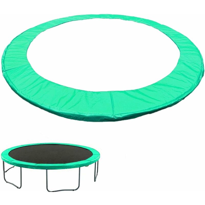 Trampoline bord couvre trampoline ressort housse de protection latérale ø488cm-Vert