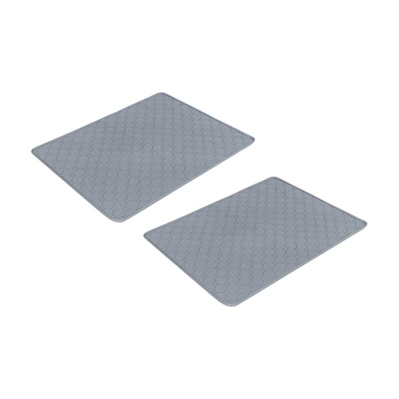 Swetup Tapis pour Cage De Cochon d'Inde, 2 Pièces Tampons Pipi Imperméables et Antidérapants pour Revêtements de Cage de Cochon d'Inde, Tampon Pipi