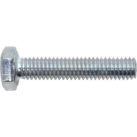 SWG 057 6 30 67 Vis filetée M6 30 mm 6 pans extérieurs DIN 933 acier galvanisé 50 pc(s) A360562