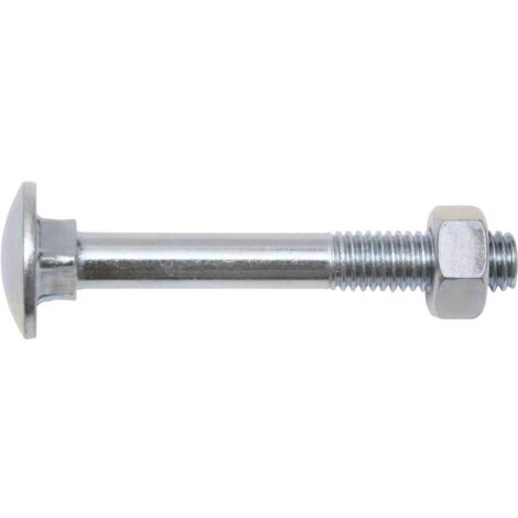 SWG 223 6 50 67 Boulon de carrosserie 6 mm 50 mm 4 pans DIN 603 acier galvanisé 50 pc(s)