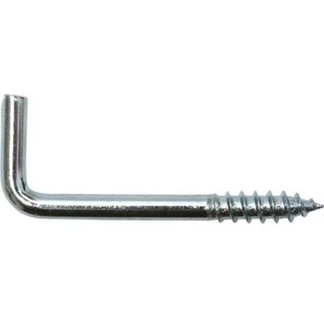 SWG 23914180 - GANCI A VITE DRITTI, 3,3 X 40/15, 40 MM, IN ACCIAIO ZINCATO, 6 PEZZI