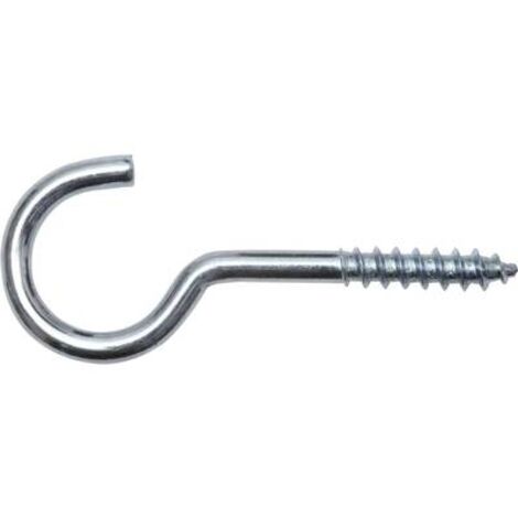 SWG 23976080 - GANCHOS PARA TECHO (4 X 60/20, 60 MM, ACERO GALVANIZADO, 4 UNIDADES)