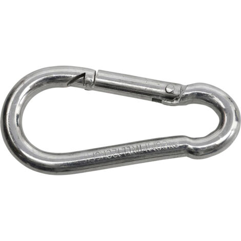 SWG 680 154 881 80 Feuerwehrkarabinerhaken Stahl 8 x 80 mm  (L x B) 80 mm x 8 mm