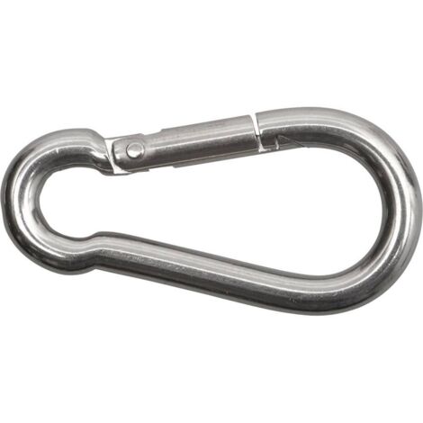 SWG 680 304 005 80 Mousqueton de pompier Acier inox A2 (L x l) 50 mm x 5 mm X780291