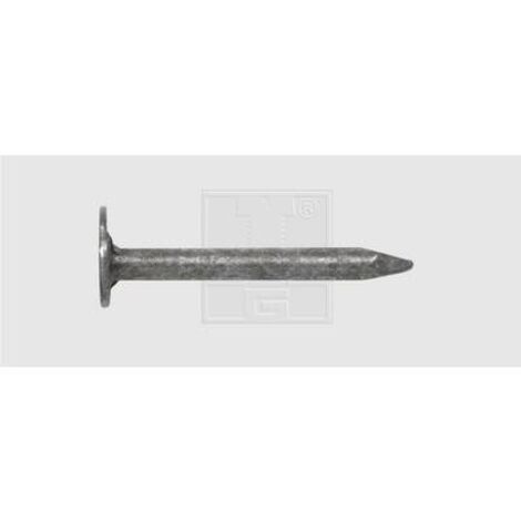SWG Clavo para tela asfáltica DIN 1160, cincado por inmersión en caliente 2,5 x 25,1 kg-9785252570