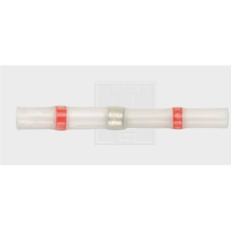 SWG Lötstoßverbinder rot 2,7mm mit thermoplastischem Ring Autoreparatur