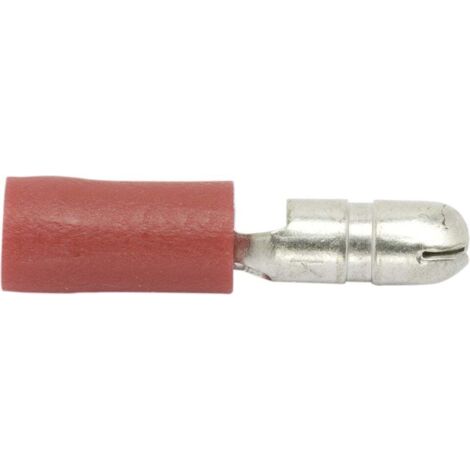 SWG Rundstecker rot 4mm 0,5-1,0 mm² Autoreparatur
