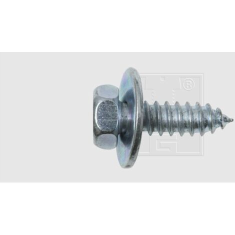 SWG Sechskantblechschraube mit Scheibe DIN 6901 6,3x16 verzinkt Blechschrauben
