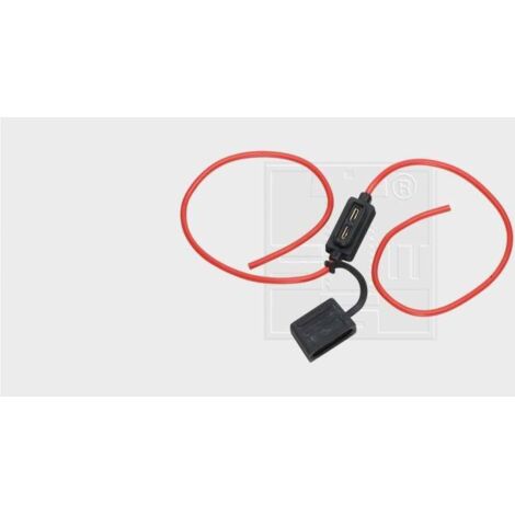 SWG Sicherungshalter für Flachstecksicherungen mit Kabel 2-25A rot 2,5 mm² Autoelektrik