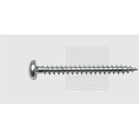 SWG Tornillo para aglomerado, cabeza alomada TX, cincado, rosca completa 4 x 40,200 pieza-1967404067