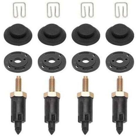 Swgaunc 4 Set Fixations Couvre Moteur 2.0 HDI pour Berlingo C4 C5 Xantia Xsara 206 306 307 406 607 806 Expert 0137F6 13711 clips + boulons