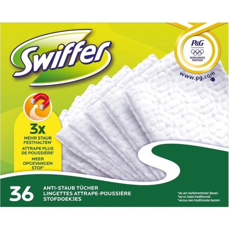 Swiffer - Lingettes 36 recharges au délicieux citron/citron vert et orange