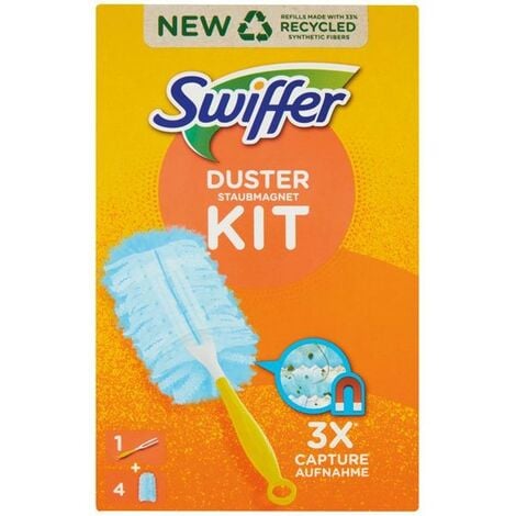 Promo Swiffer kit balai attrape-poussière chez Monoprix