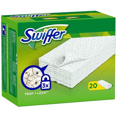 KIT SWIFFER WET lavapavimenti 60 panni + duster piumini 24 panni cattura  polvere EUR 39,00 - PicClick IT