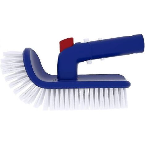 Swimming Pool Cleaning Tool Swivel Handle Pool Brush With Fine Bristles For Steps And Corners Scrub Brush