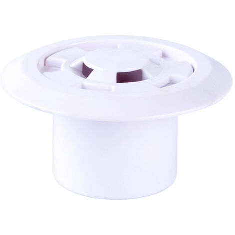 Swimming Pool Drain, Plastic Swimming Pool Water Overflow Outlet Inline Cleaning Port Pool Sewage Outlet Waste Drainer Pool Drain Accessory, Round, Ø50mm