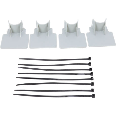 Swimming Pool Pipe Holders Adjustable Design Sturdy ABS Easy Installation Swimming Pool Hose Support Brackets Gray