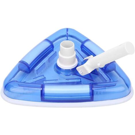 Swimming Pool Suction Head Transparent Triangular Vacuum Floor Head with Brush Hose Interface Clean Dirty Swimming Swimming Pool Diving Pool