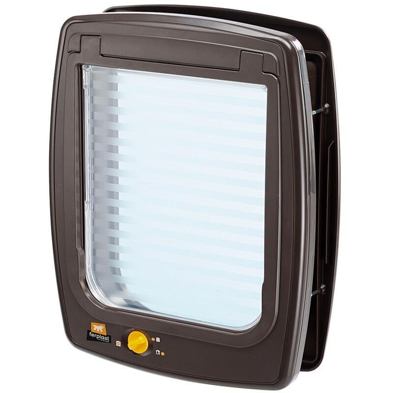 Swing 11 Porte pour chien taille moyenne swing 11 avec fermeture à 4 voies, indicateur de direction électronique et Wind Stopper.. Variante - Misure: