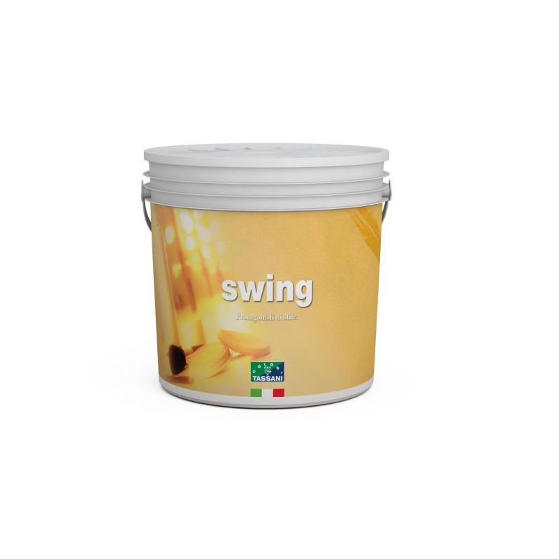 SWING ARGENTO TASSANI PITTURA DECORATIVA FINITURA EFFETTO SABBIATO FINE 2.5 lt