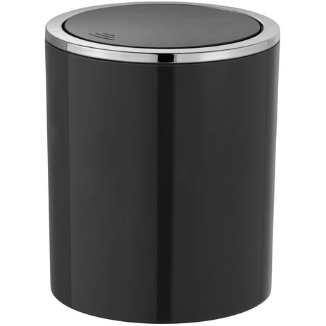 Swing cover bin Inca black WENKO
