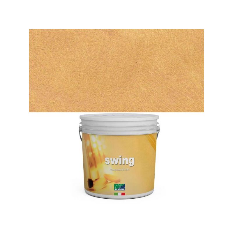 Tassani - swing oro 2,50 lt pittura decorativa finitura effetto sabbiato fine