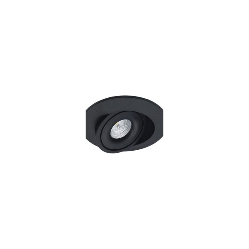 Spot encastré orientable LED Swing Noir CTC - 7W - 2700K/3000K/4000K - SWI7BCTC - Asled Spot encastré orientable LED Swing Noir CTC - 7W - 2700K/3000K/4000K - SWI7BCTC - Asled