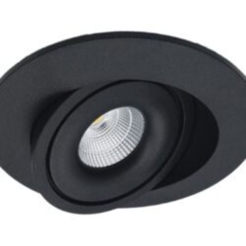 Spot encastré led Swing orientable 360° 7 w 550 lm ctc 2700/3000/4000K noir Asled