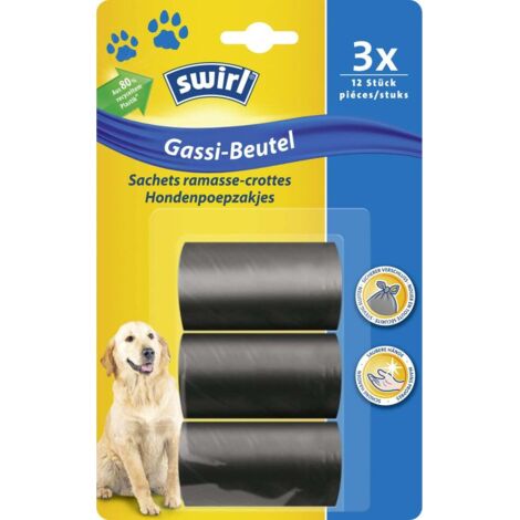 Swirl Gassi-Beutel 3 x 12 Stück Hundepflege
