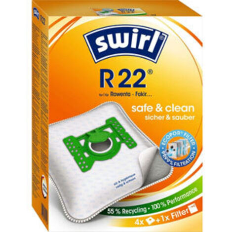 Swirl - sacs aspirateur n74 - emb.4 pcs - ecopor - 6782914 -