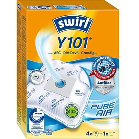 Swirl Y 101 MP Plus AirSpace Sacchetti per Aspirapolvere