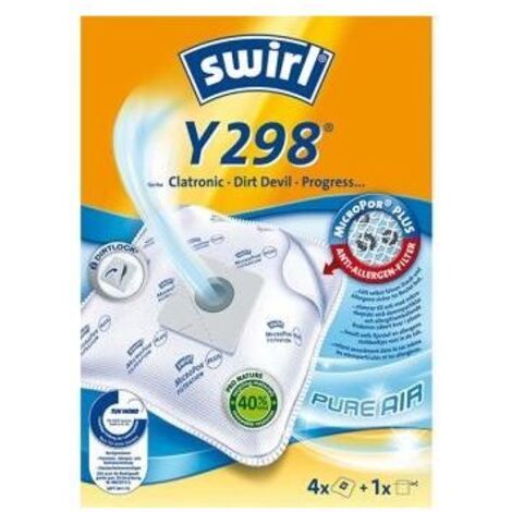 Swirl Y 298 (Y198) MP Plus AirSpace Sacchetti per Aspirapolvere