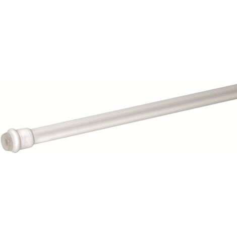 SWISH - 2 BACCHETTE TONDE A PRESSIONE DIAM. 8MM 30-35CM IN ALLUMINIO COLORE BIANCO
